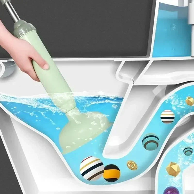 Silicone Toilet Plunger High Pressure Pump