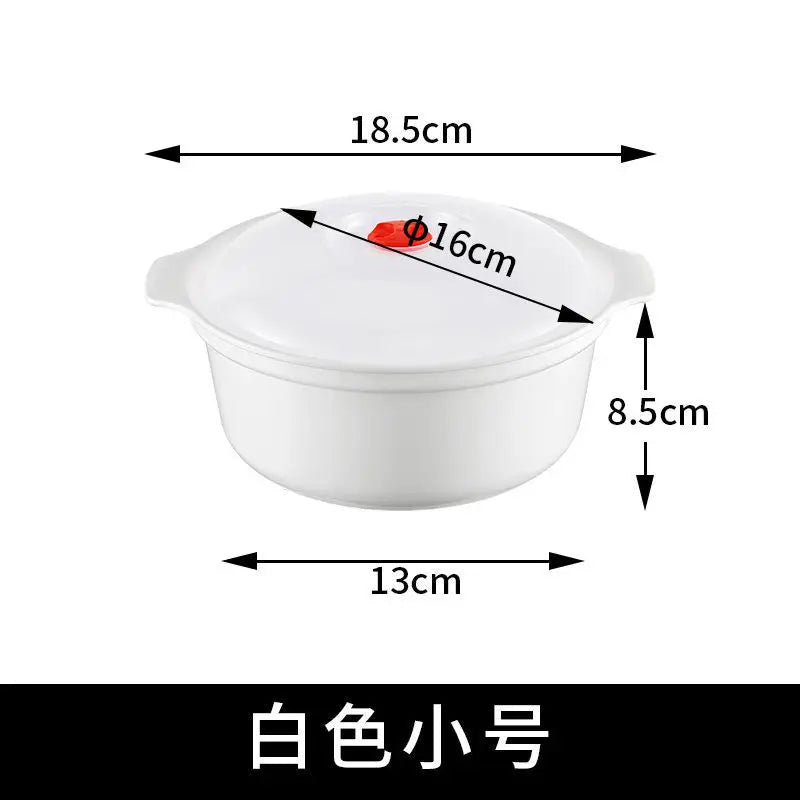 Microwave Food Steamer & Soup Bowl with Lid