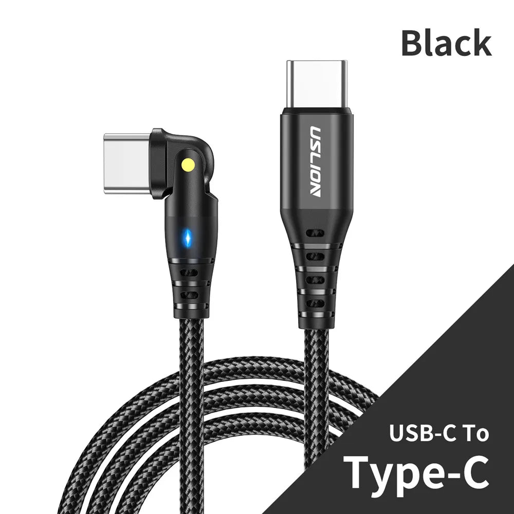 USLION 60W USB Cable 3A PD Type C