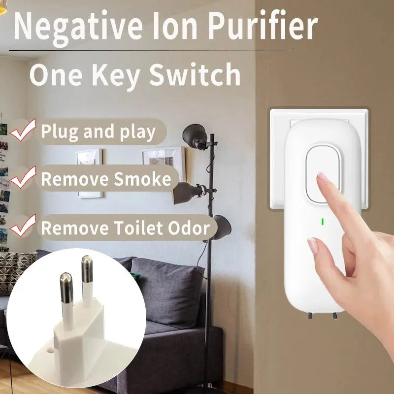 Plug-in Air Purifier with Negative Ion Generator