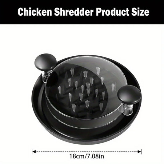 Upgraded Rotating Chicken Shredder with Transparent Lid