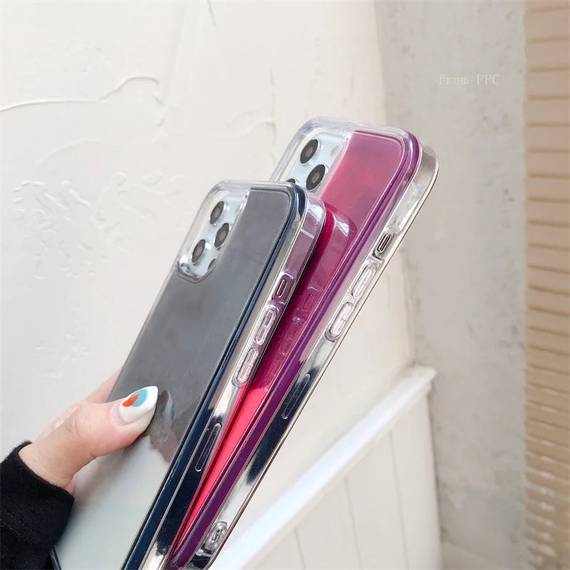 Moving Sand Luminous Phone Case For iPhone