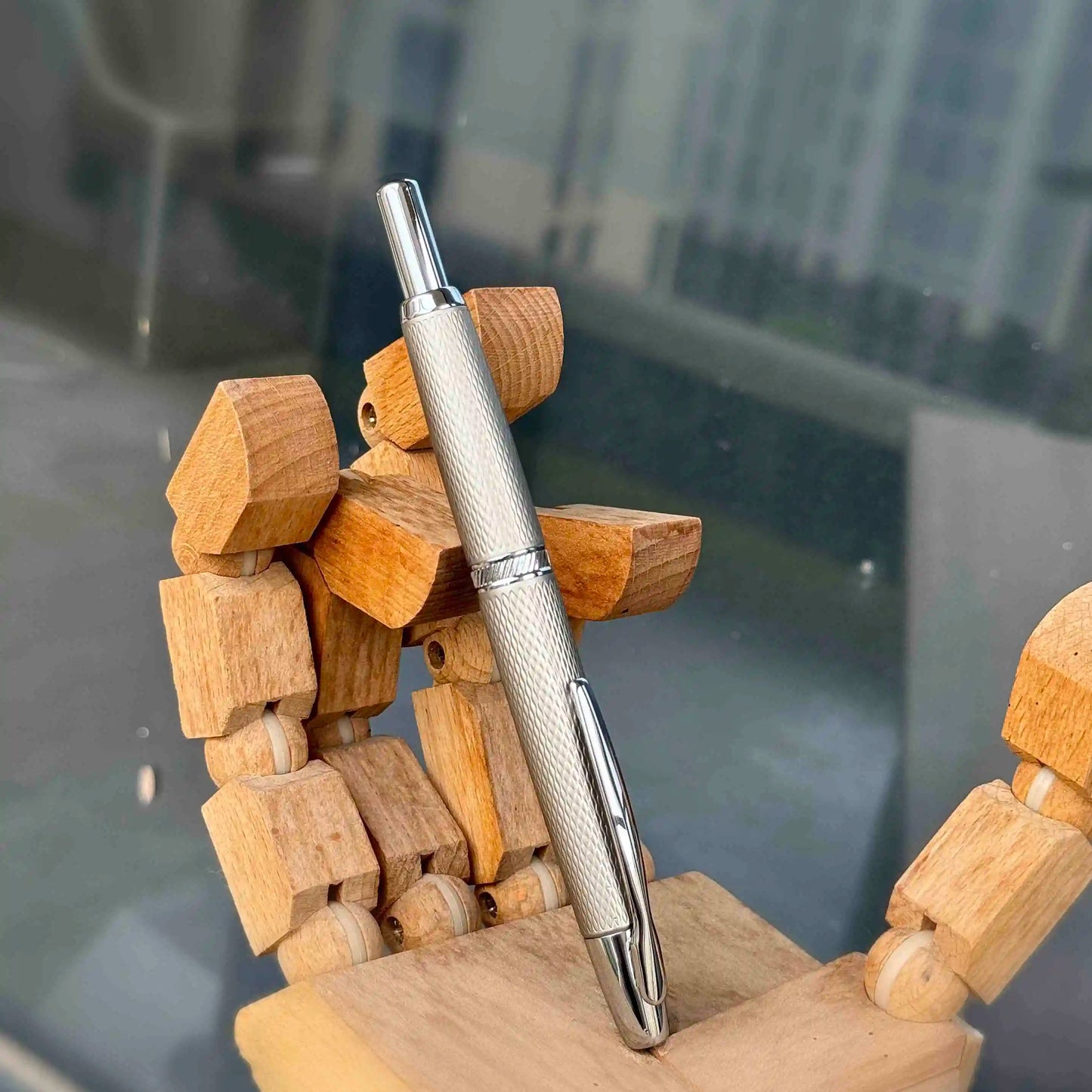 Fountain Pen Retractable EF/F Nib Metal With Clip