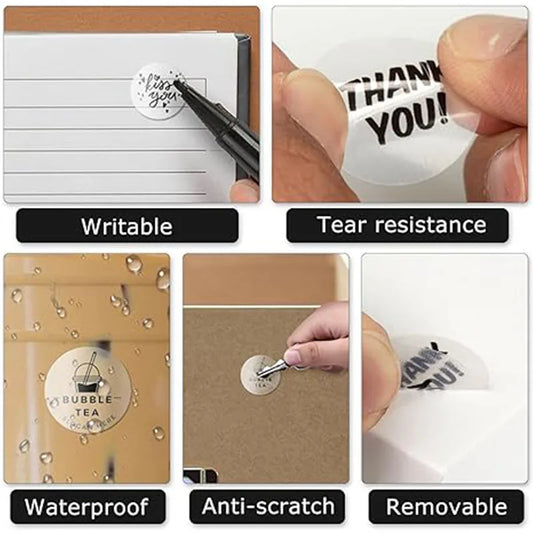 Transparent Thermal Label Roll