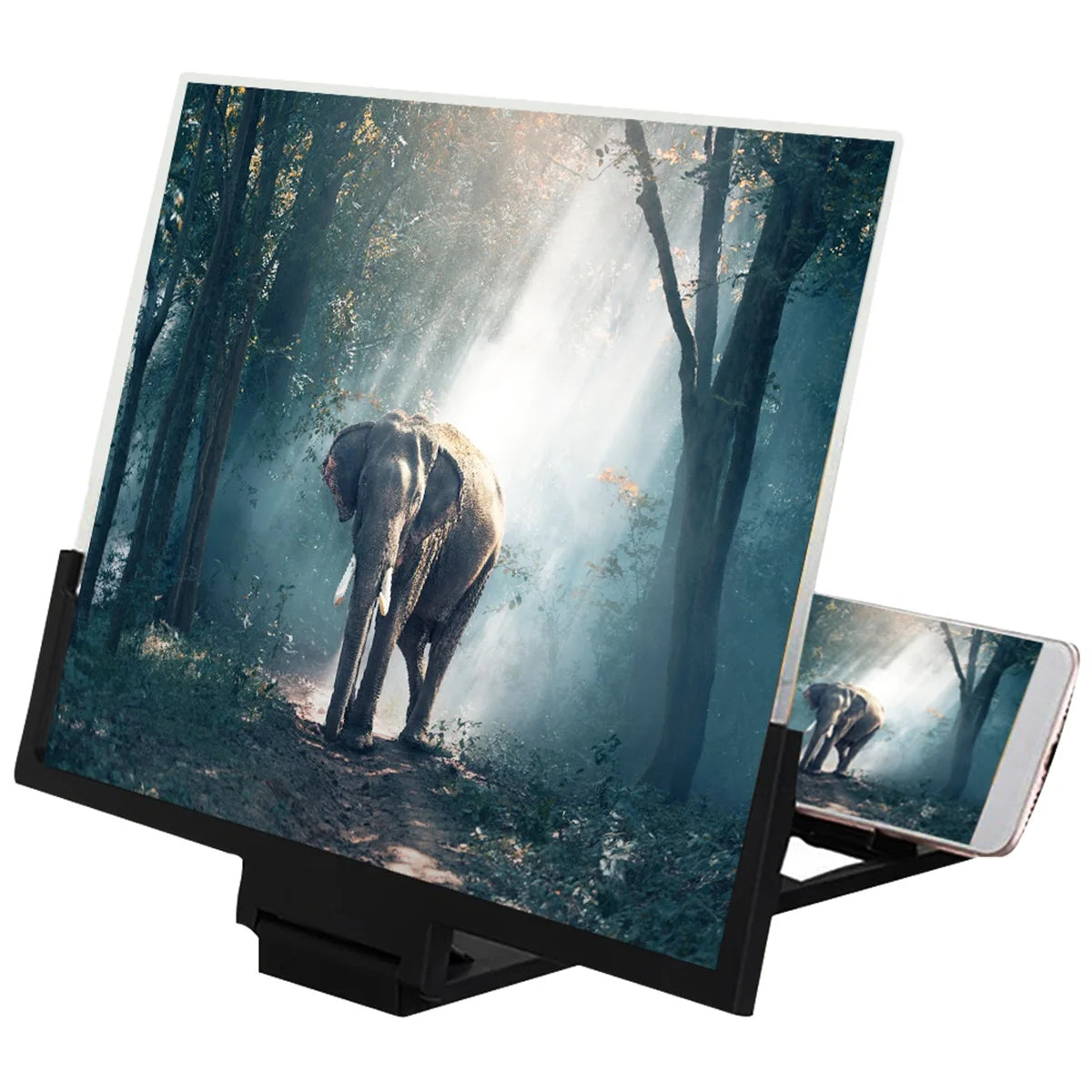 14 inch 3D Portable Screen Magnifier Glass Stand