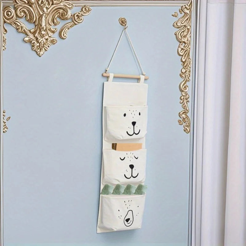 Door Storage Bag with 3 Pockets