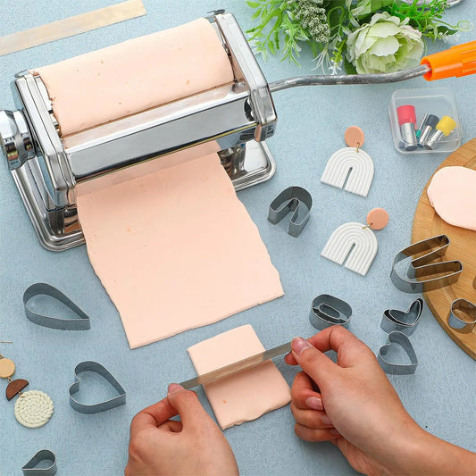 Polymer Clay Roller Machine & Jewelry Making Kit