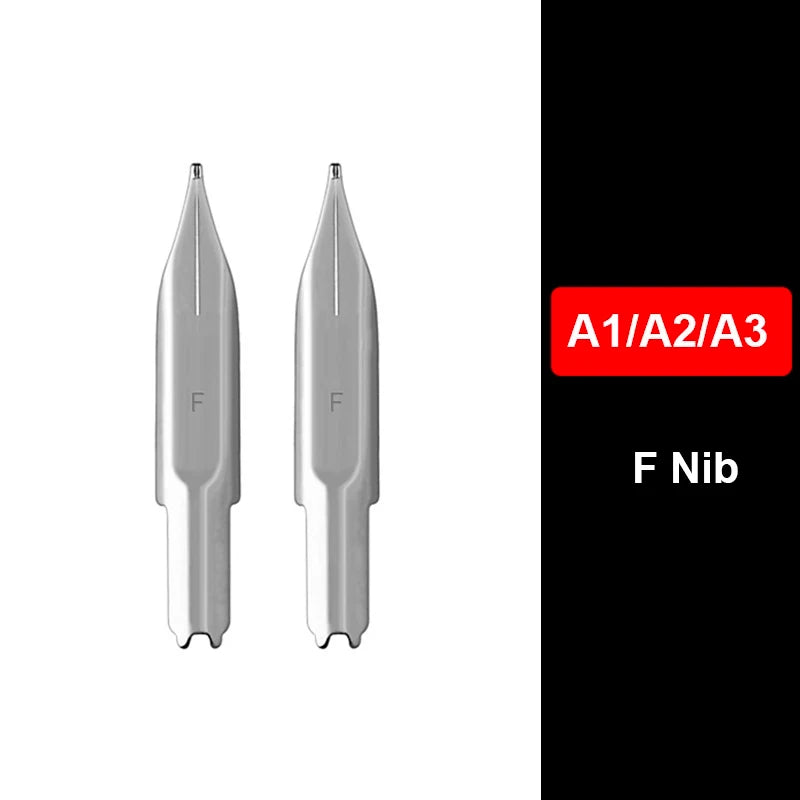 Fountain Pen Retractable EF/F Nib Metal With Clip