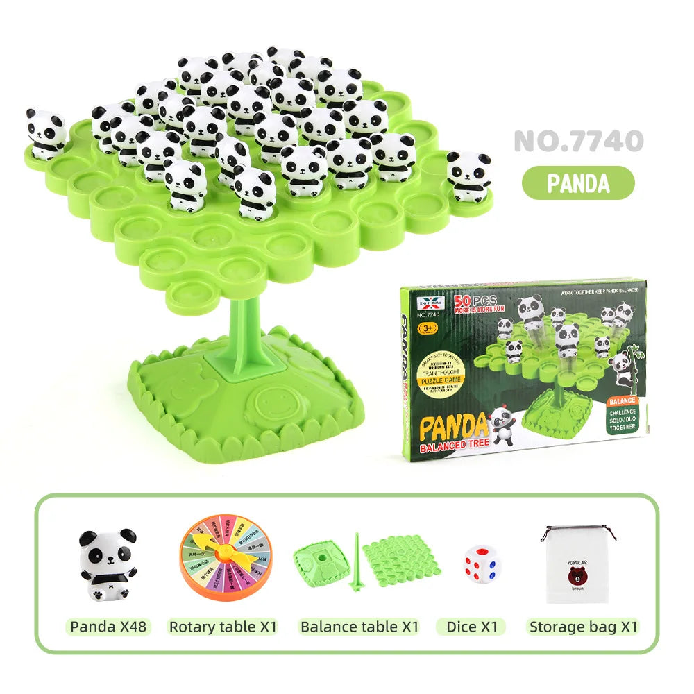 Frog Balance Tree Children Montessori Math Toy