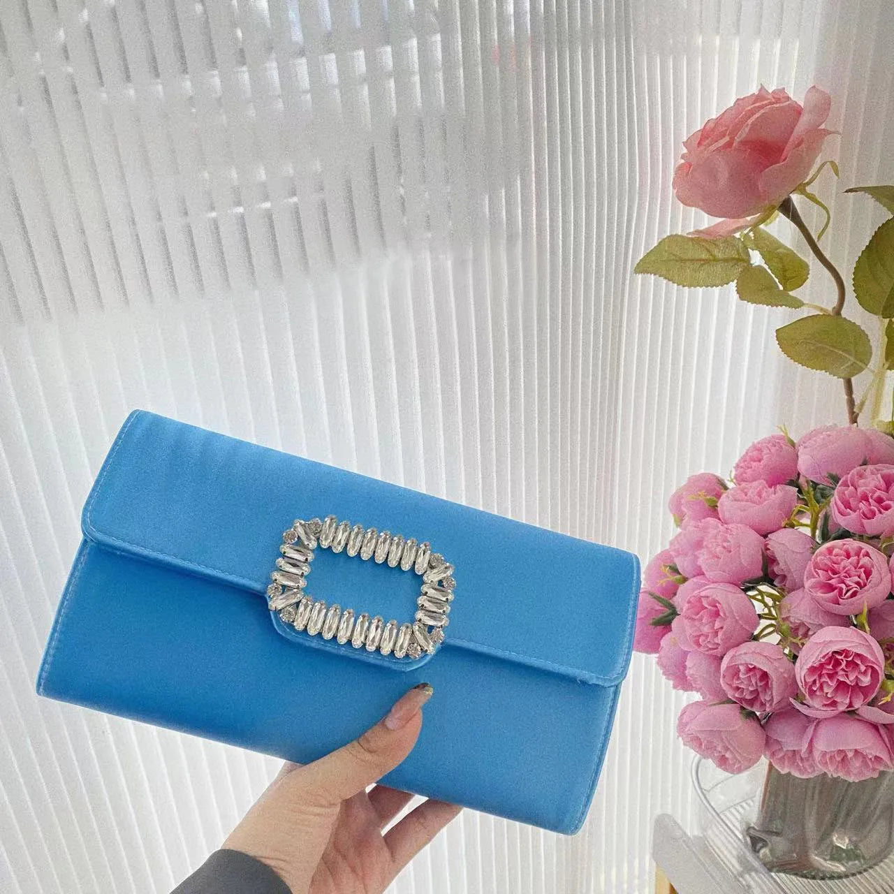 Satin Prom Evening Clutch Bag