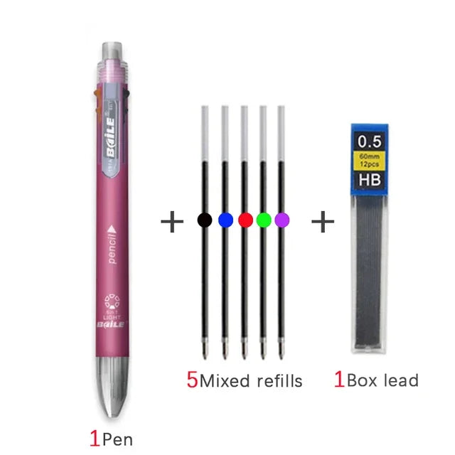 Automatic Pencil Multifunction Pencil With  5 Colors replacement