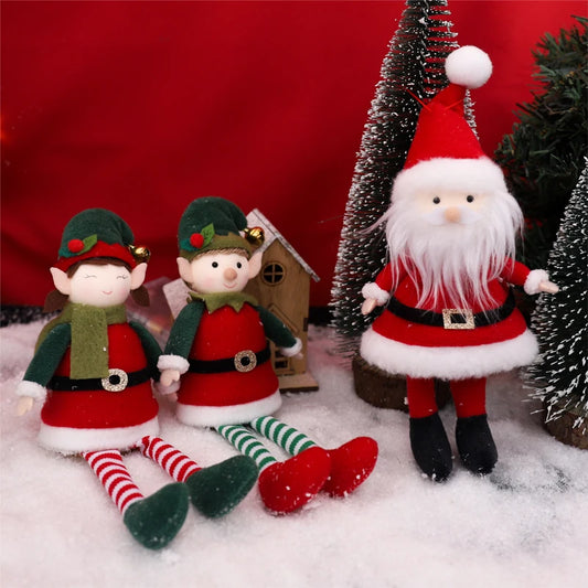 Christmas Elf Doll Hanging Ornament