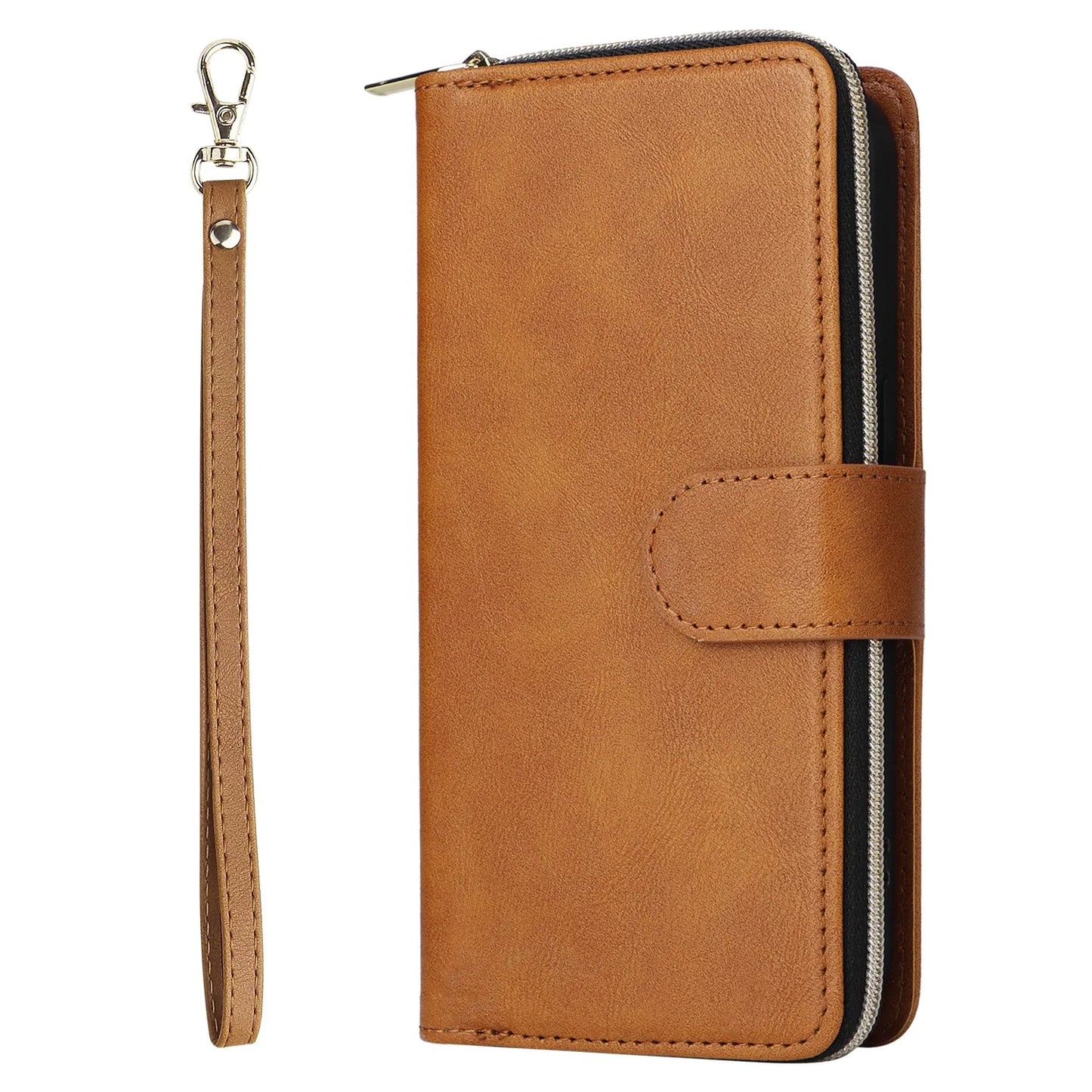 9 Card Slots Leather Case Cover for iPhone