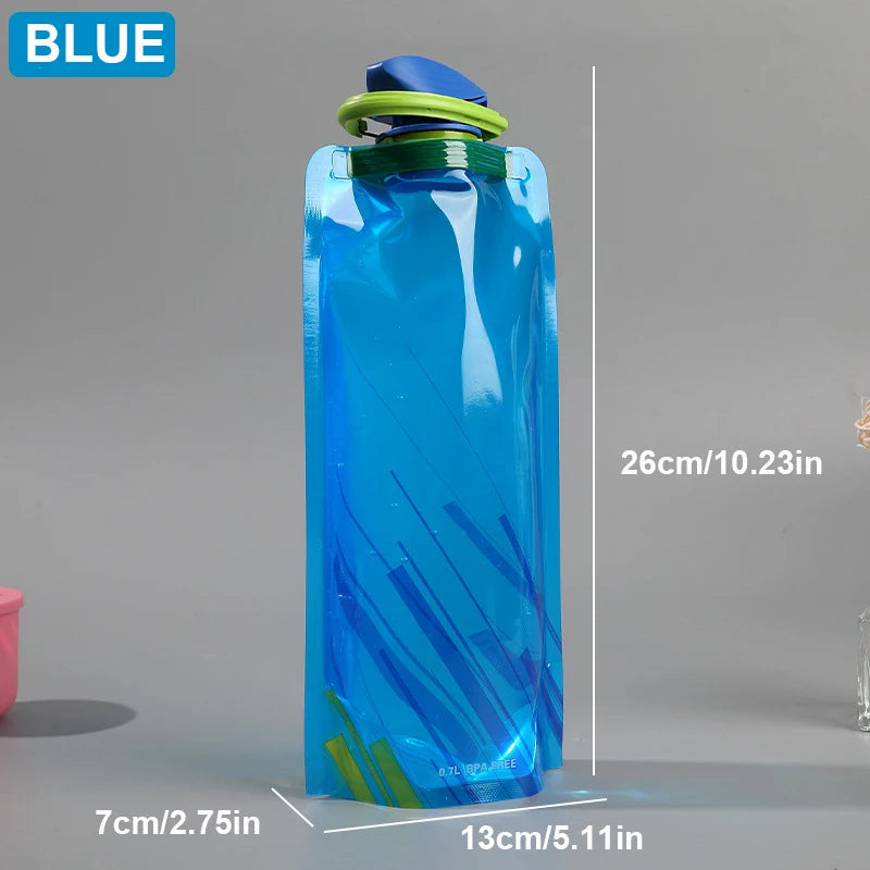 Collapsible Sports Water Bottle for Hiking & Outdoor Activities