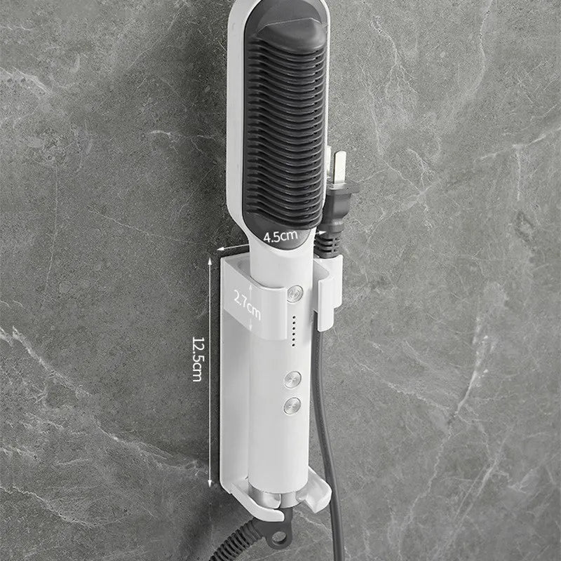 Wall-Mounted Hair Straightener & Curling Iron Holder
