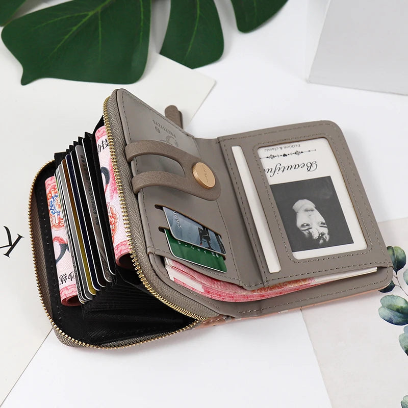 Japanese and Korean PU Printed Wallet