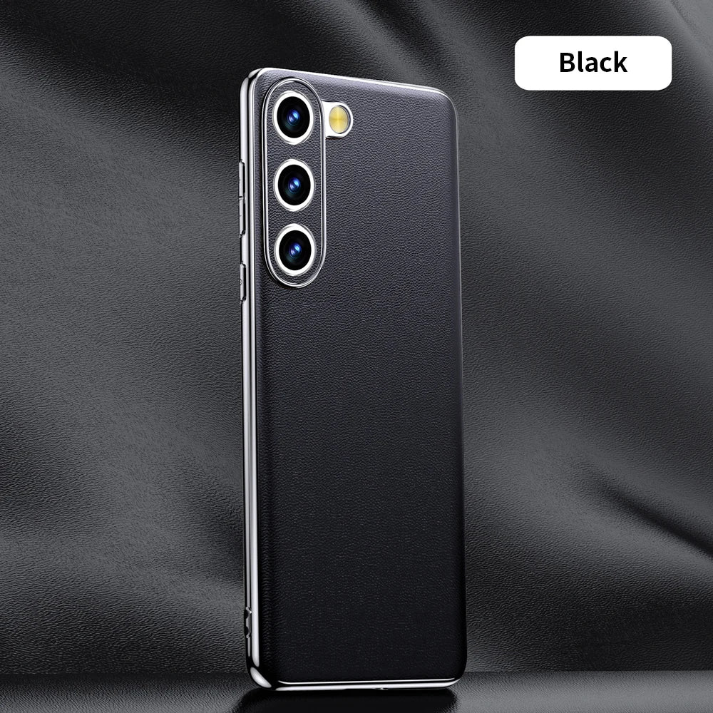 Genuine Leather Samsung Phone Case