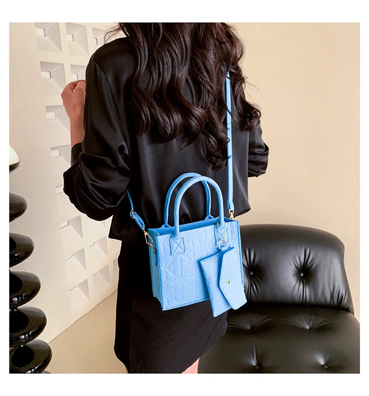 Shoulder Diagonal Two-Piece Bag