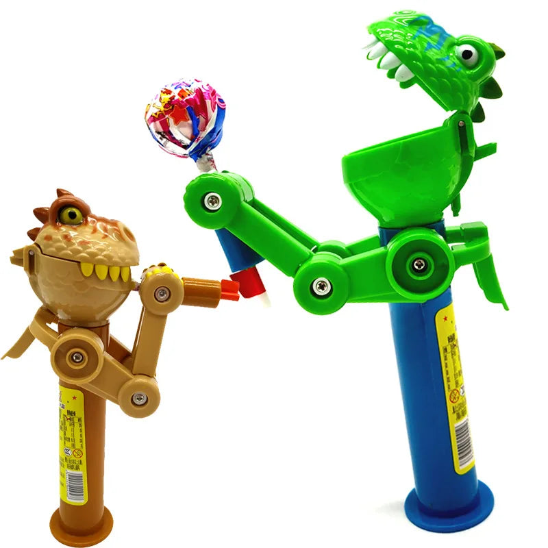 Dinosaur Lollipop Robot Holder
