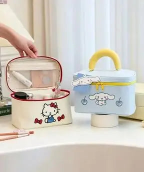 Sanrio Cartoon Cat Large Capacity Makeup Bag