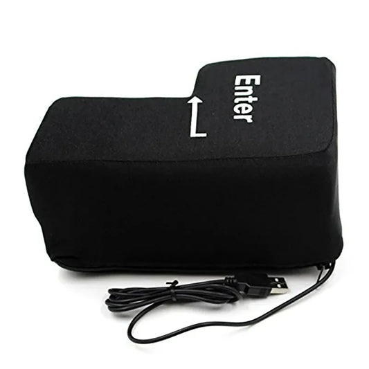 Oversized USB Enter Key Stress Relief Cushion