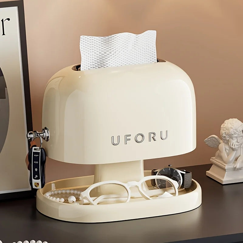 Retro Tissue Box Storage Container