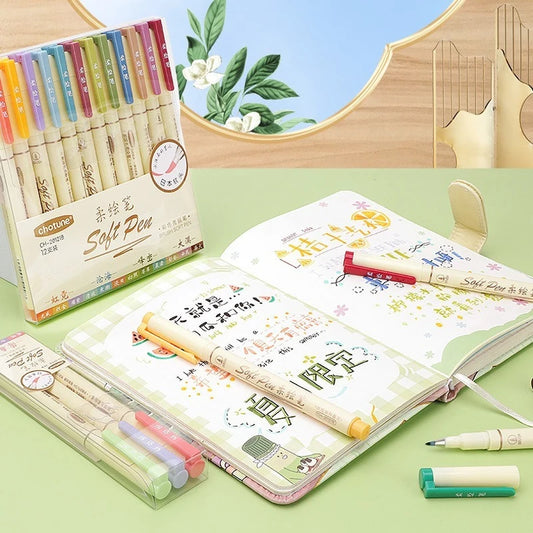 24/3 Color Vintage Watercolor Lettering Art Marker