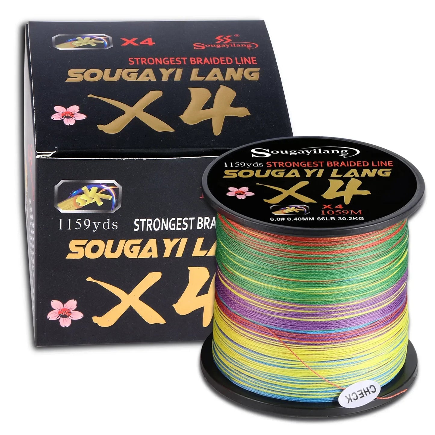 Sougayilang Braided Fishing Line 4X 100~1000m