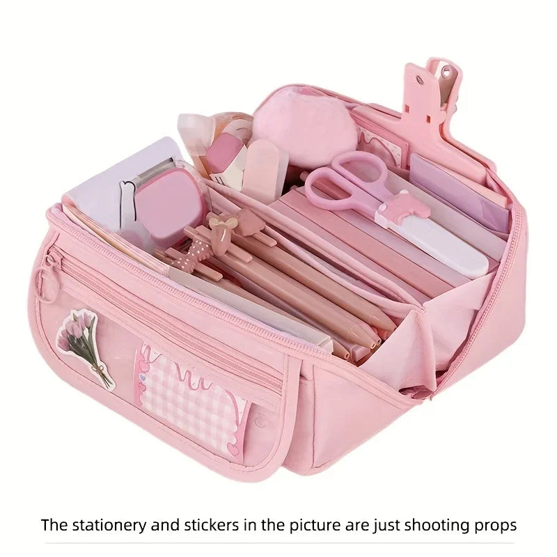 Large Capacity Learning Pencil Case