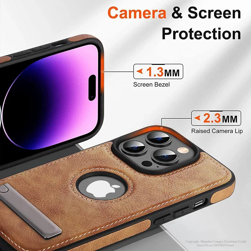 Leather Mobile Phone Case for iPhone