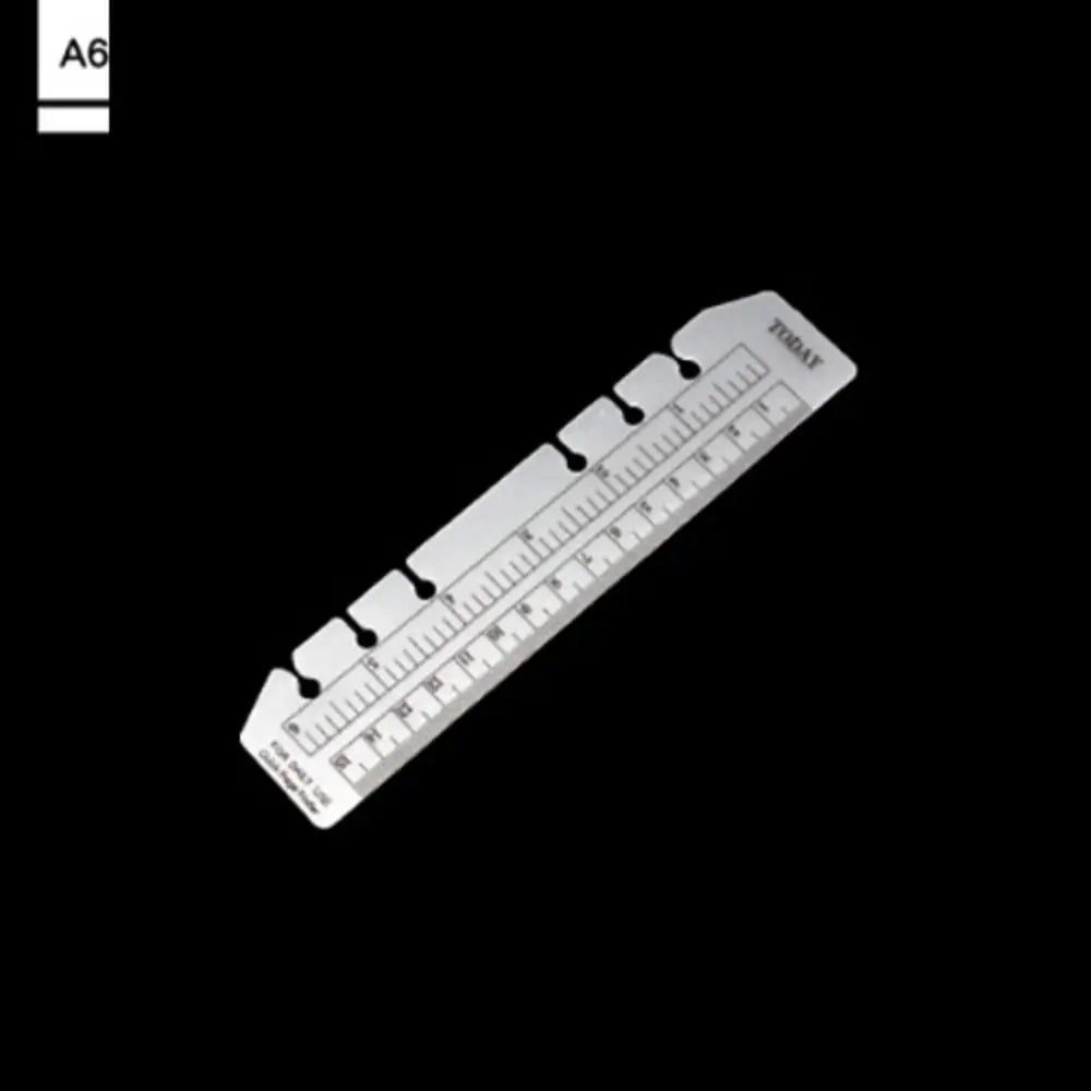 PVC A5 Loose-Leaf Notebook Bookmark Ruler