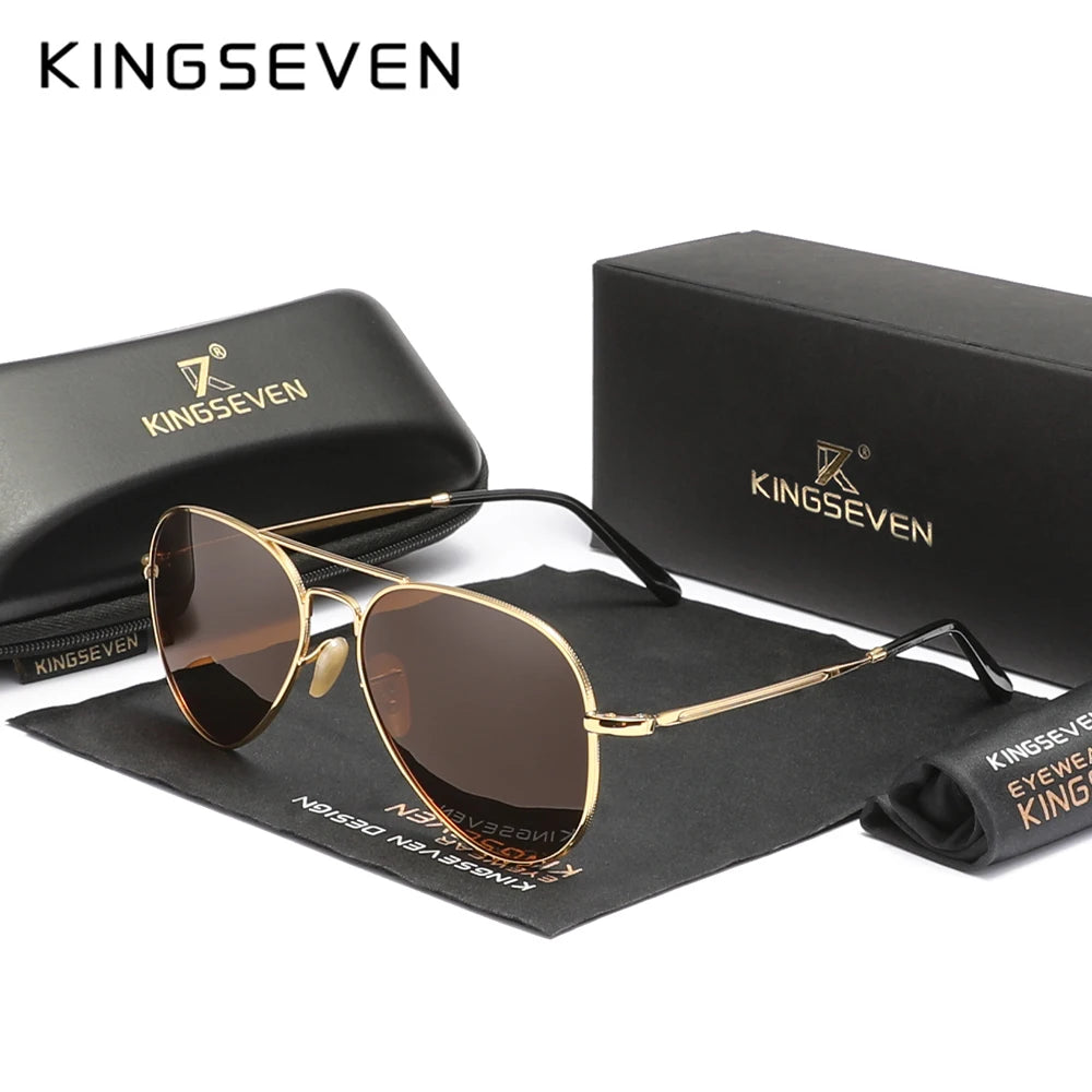 KINGSEVEN Pilot Alloy Men‘s Sunglasses