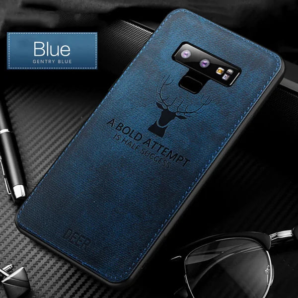 Deer Luxury Fabric Case For Samsung Galaxy