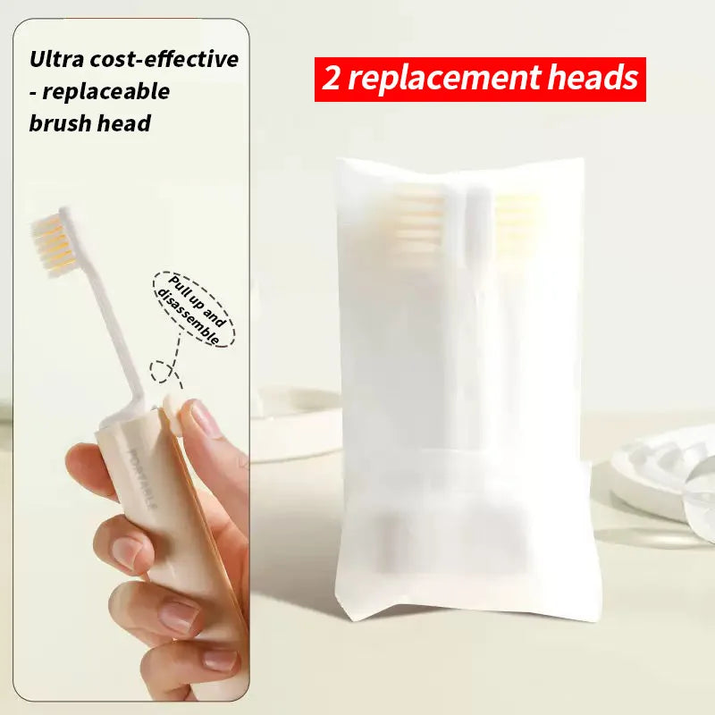 Portable Folding Travel Toothbrush Set
