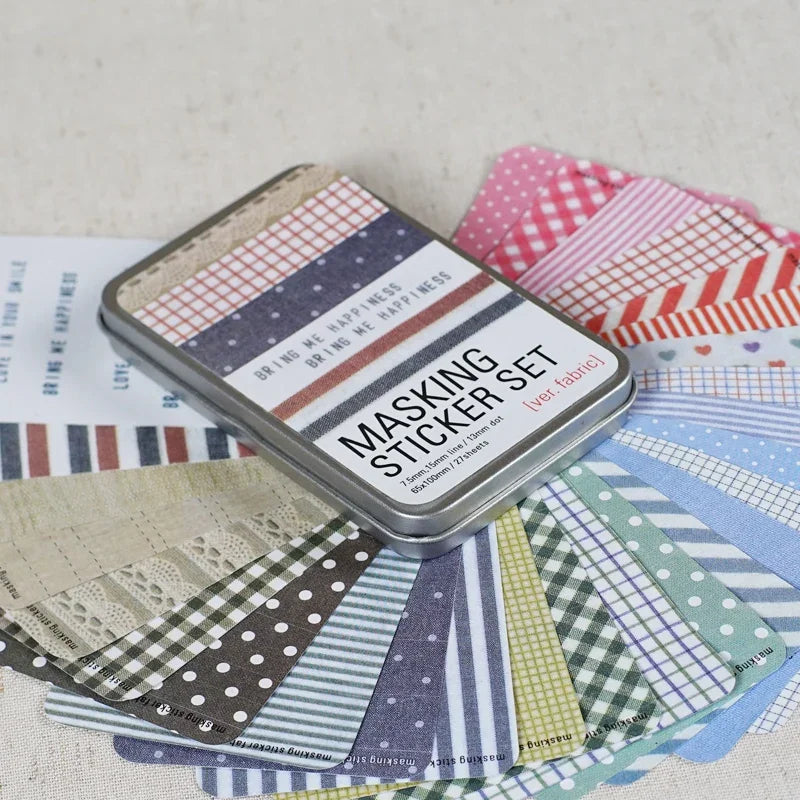 Korean Kawaii Stationery Marking Tape Craft Stickers