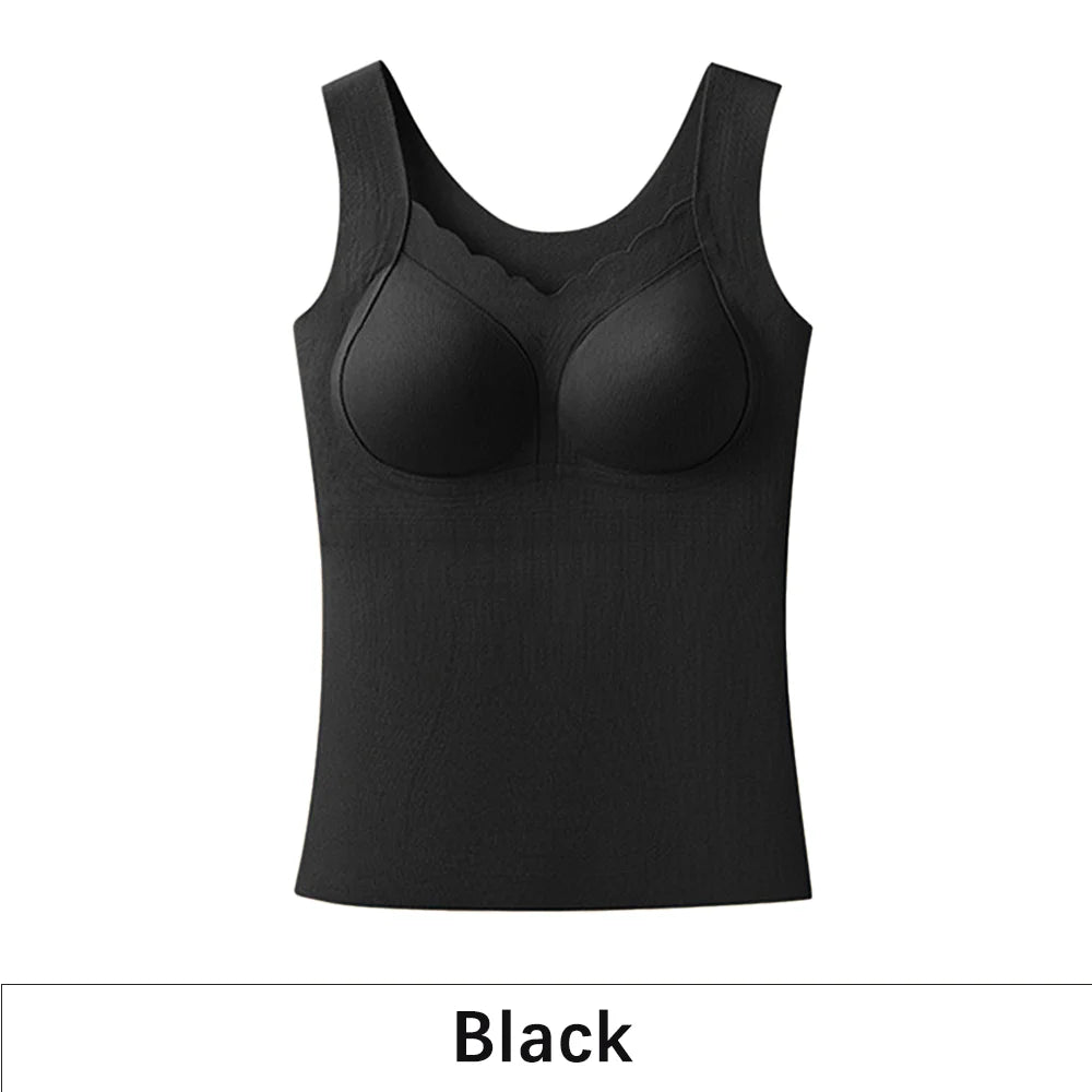 No-Bra Needed Heated Style Thermal Camisole