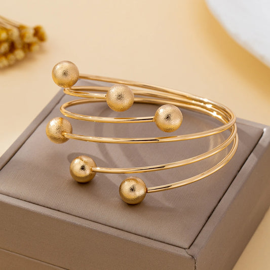 Women’s Ball Multi-Layer Cuff Bracelet