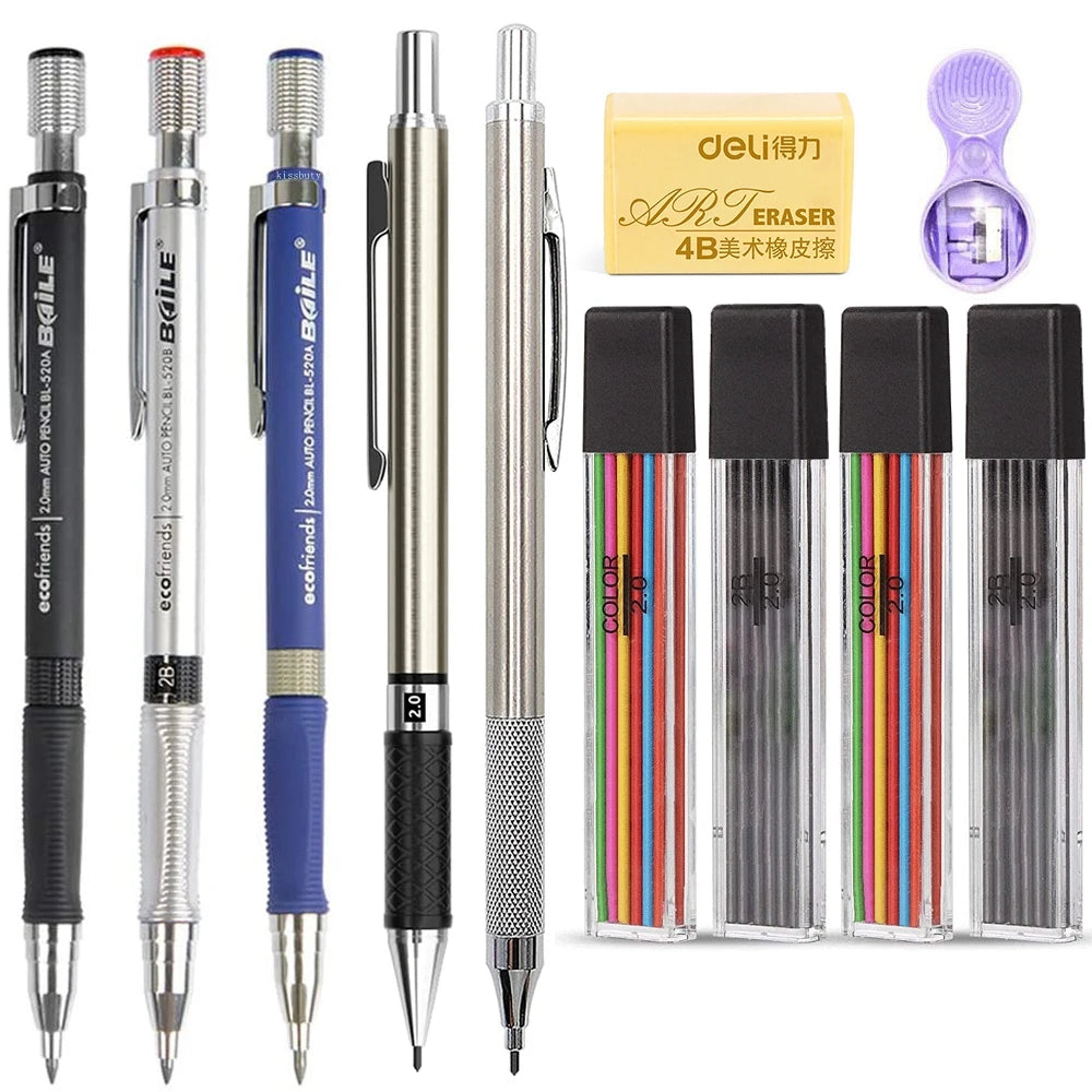 2.0 mm Mechanical Pencils Set