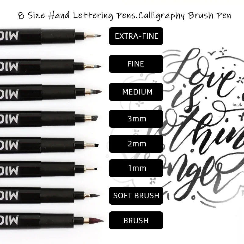 Hand Lettering Pens