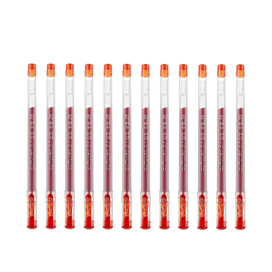 Large-Capacity Fine Point Gel Pen Set