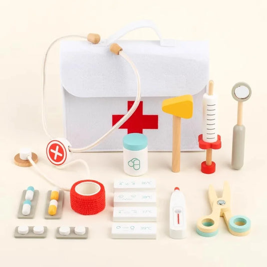 Wooden Doctor Kit For Kids
