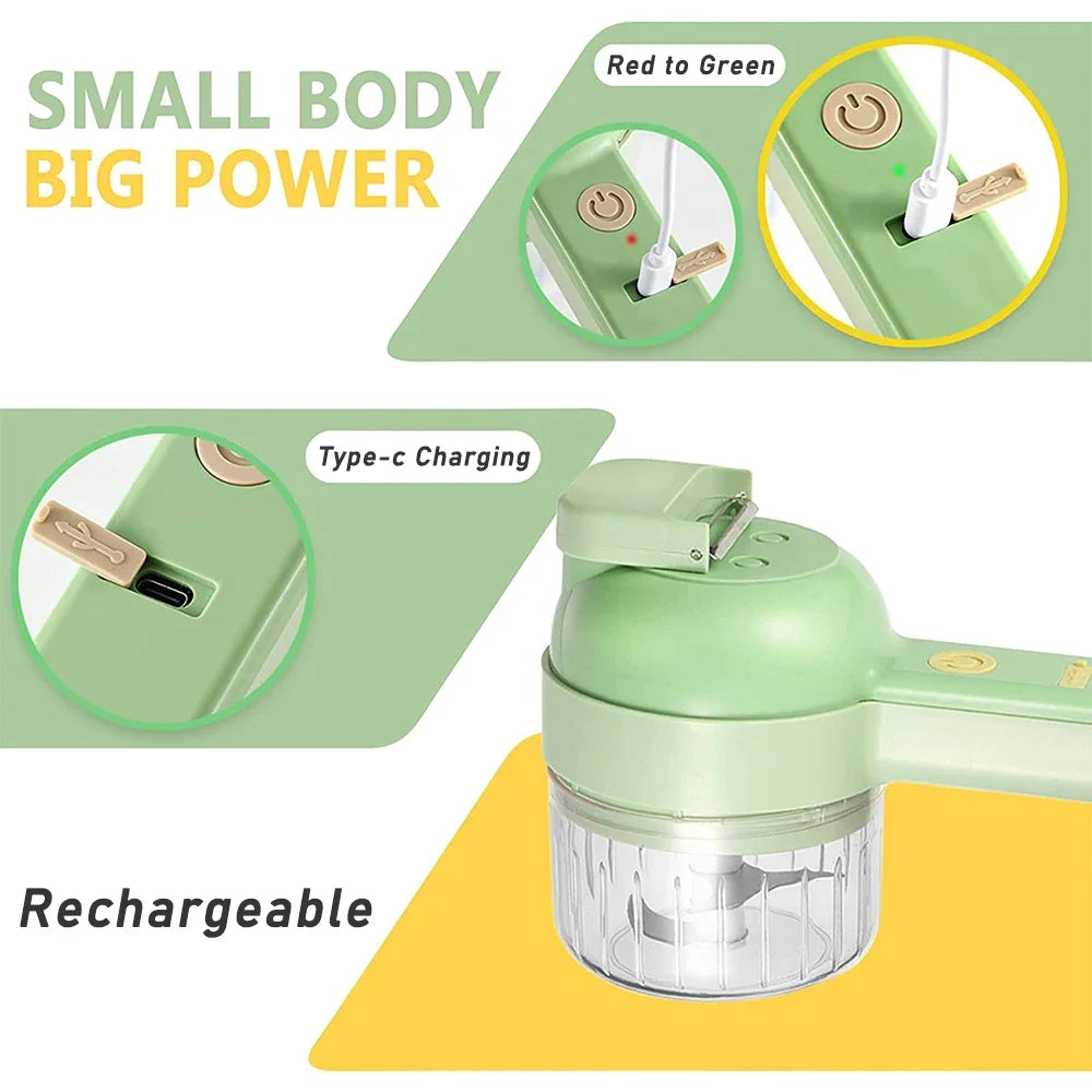 4In1 Electric Vegetable Cutter