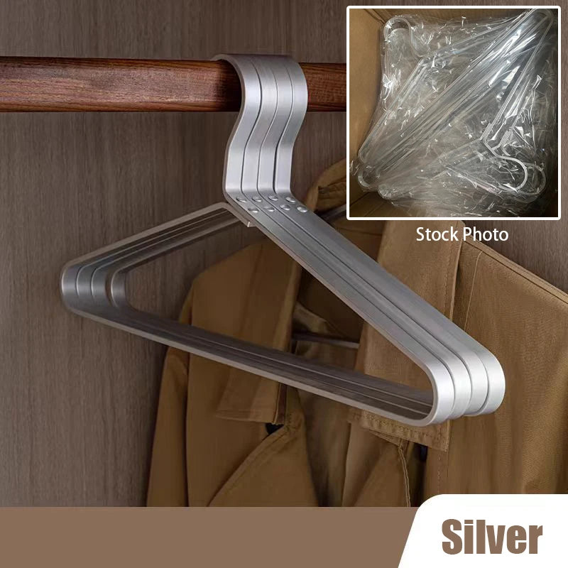 1/4pcs Widen Metal Coat Hangers