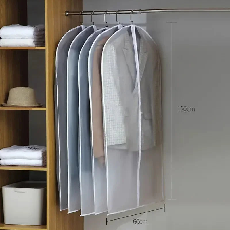 Clear Garment Dust Cover for Suits and Coats