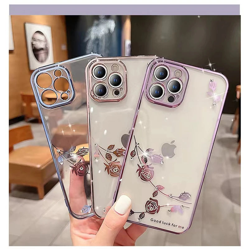 Glitter Rhinestone Phone Case for Motorola