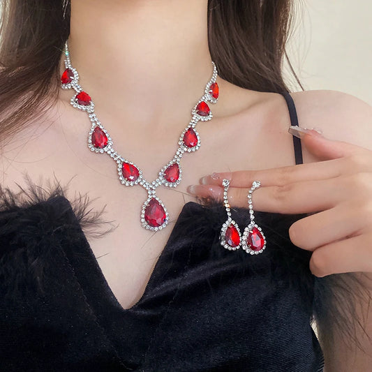Rhinestone Jewelry Set