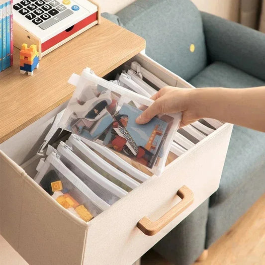 Transparent Mesh Document & Puzzle Storage Bags