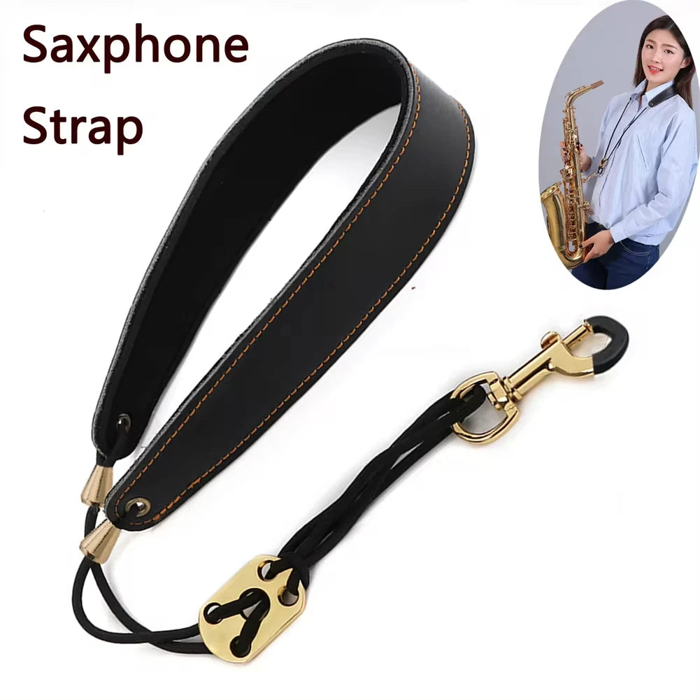Leather Saxophone Strap Neck Protection