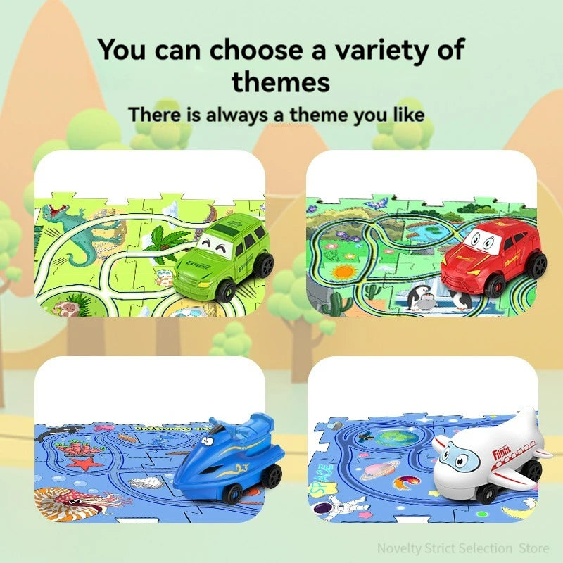 Puzzle Toy Set Rail Car