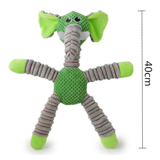 Animal Squeaky Plush Dog Toy